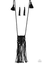 Load image into Gallery viewer, Macrame Mantra - Black