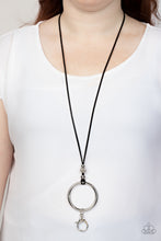 Load image into Gallery viewer, BLING Into Focus - Black Lanyard