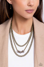Load image into Gallery viewer, Layered Loyalty &amp; Draped Dedication - Brass
